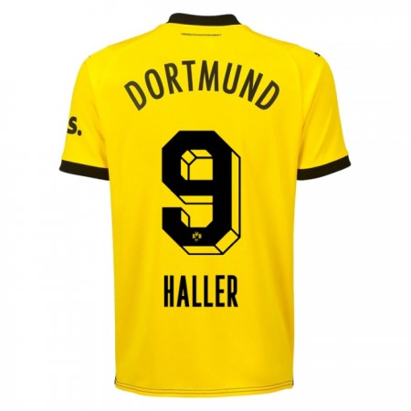 Maglia Borussia Dortmund Haller 9 Prima Divisa 2023-24 Maglia Borussia Dortmund Haller 9 Prima Divisa 2023-24